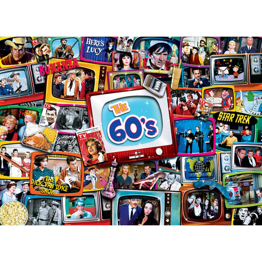 TV Time - 60's Shows 1000 Piece Jigsaw Puzzle - Just $16.99! Shop now at Retro Gaming of Denver