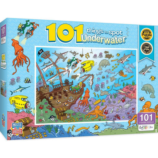 101 Things to Spot Underwater - 101 Piece Jigsaw Puzzle - for just $12.99! 