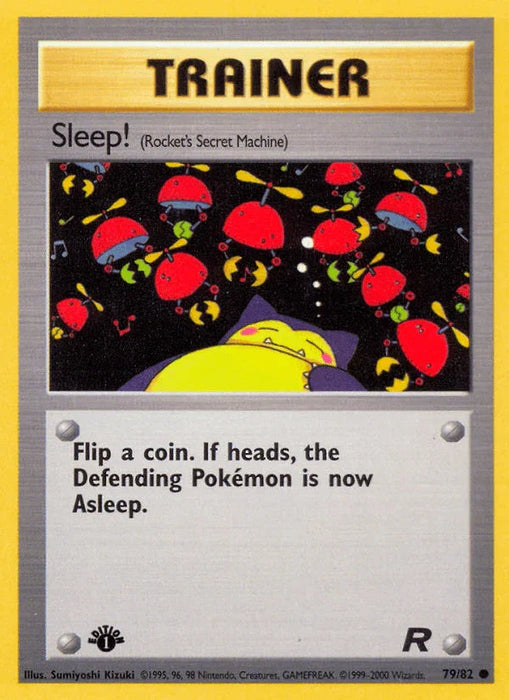 Sleep! (79/82) [Team Rocket 1st Edition] - for just $0.15! 