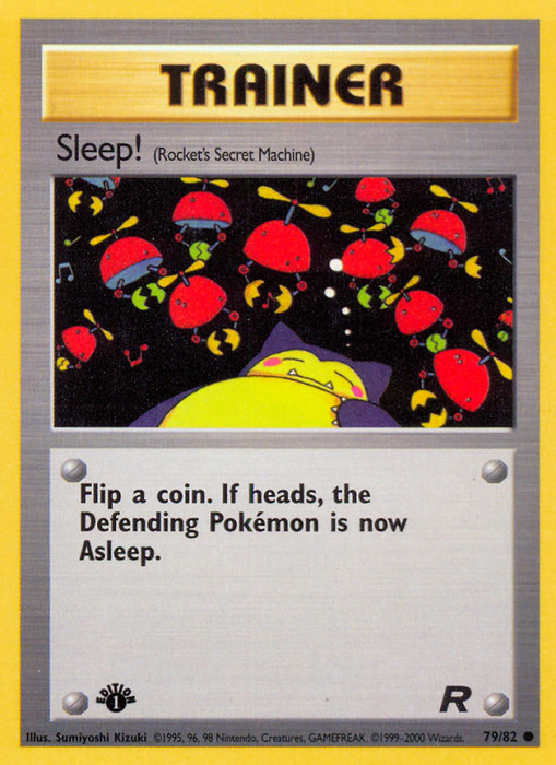 Sleep! (79/82) [Team Rocket 1st Edition] - Just $0.15! Shop now at Retro Gaming of Denver