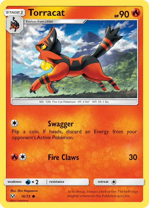 Torracat (16/73) [Sun & Moon: Shining Legends] - for just $0.10! 