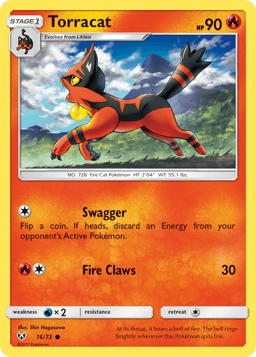 Torracat (16/73) [Sun & Moon: Shining Legends] - for just $0.10! 