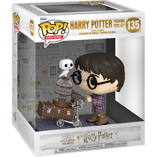 Funko Mini Moments: Harry Potter and the Sorcerer's Stone 20th Anniversary - Harry Pushing Trolley - Premium Figure - Just $21.95! Shop now at Retro Gaming of Denver