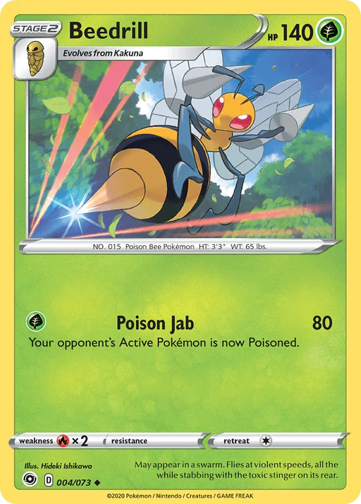 Beedrill (004/073) [Sword & Shield: Champion's Path] - for just $0.10! 