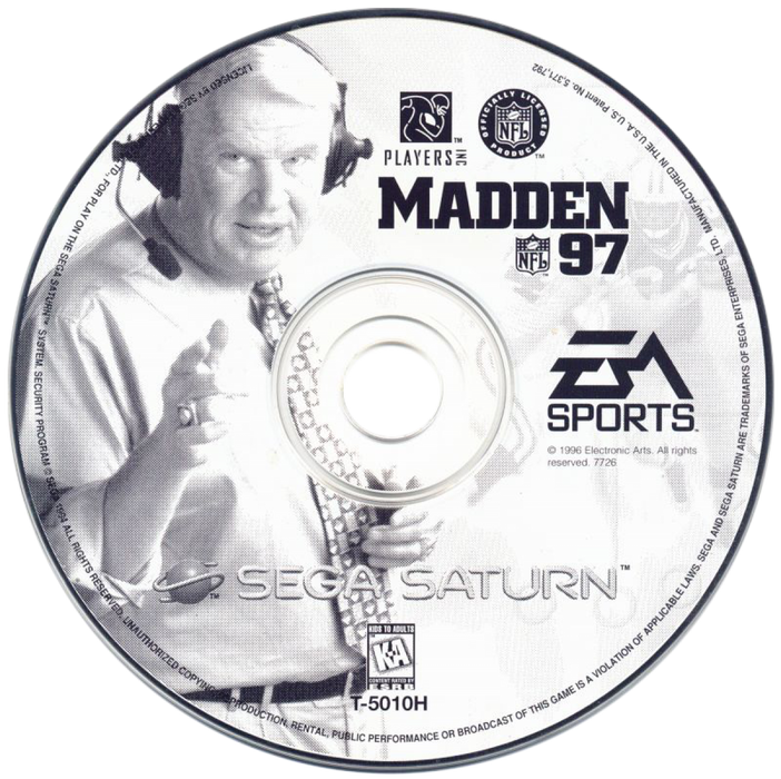 Madden NFL 97 – Sega Saturn (SS) - for just $7.99! 