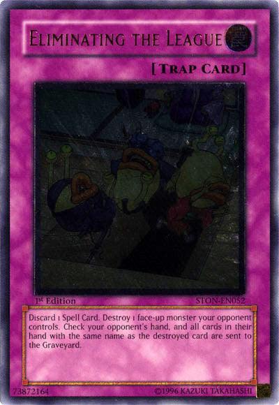 Eliminating the League [STON-EN052] Ultimate Rare - for just $1.25! 