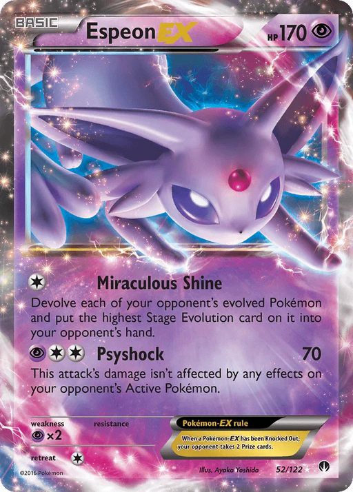 Espeon EX (52/122) [XY: BREAKpoint] - for just $11.15! 