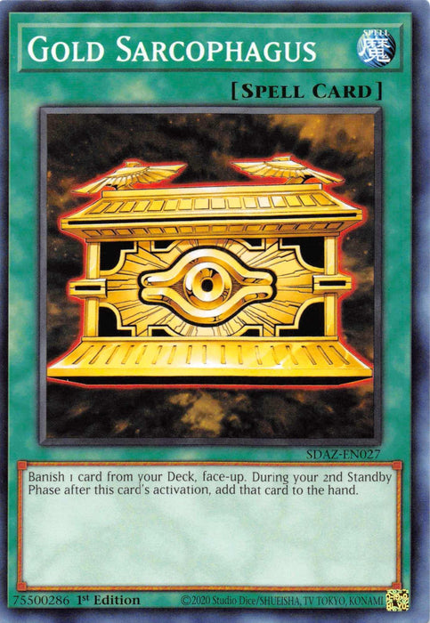 Gold Sarcophagus [SDAZ-EN027] Common - for just $0.10! 