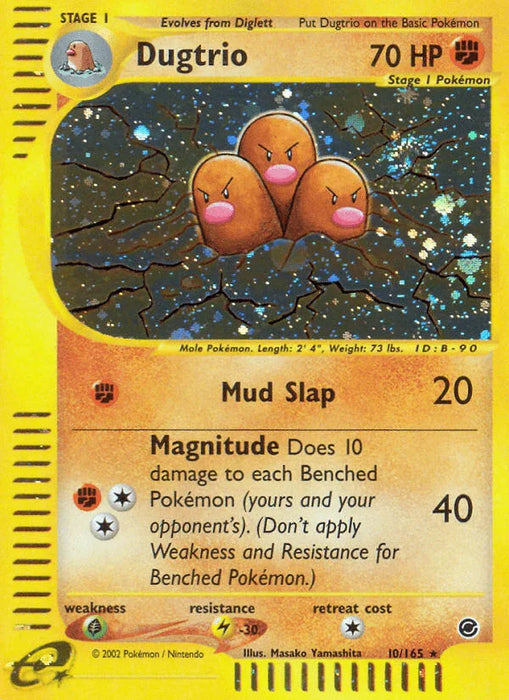 Dugtrio (10/165) [Expedition: Base Set] - for just $10.10! 