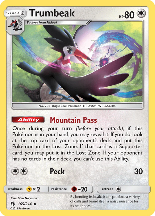 Trumbeak (165/214) [Sun & Moon: Lost Thunder] - for just $0.20! 