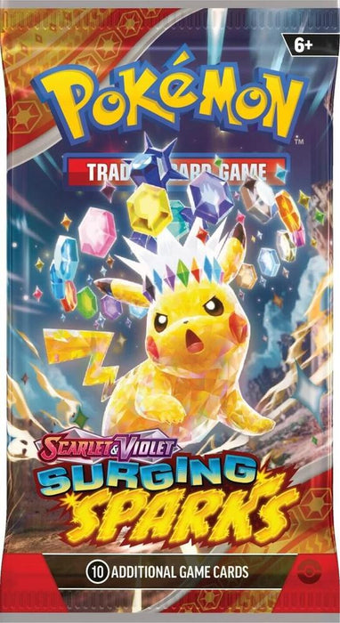 Pokemon: Scarlet & Violet - Surging Sparks Booster Pack - for just $6! 