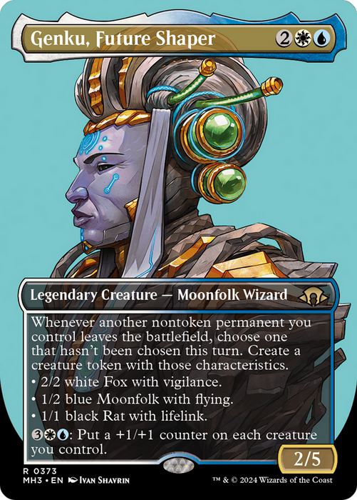 Genku, Future Shaper (Borderless) (MH3-373) - Modern Horizons 3 (Borderless) - for just $0.08! 