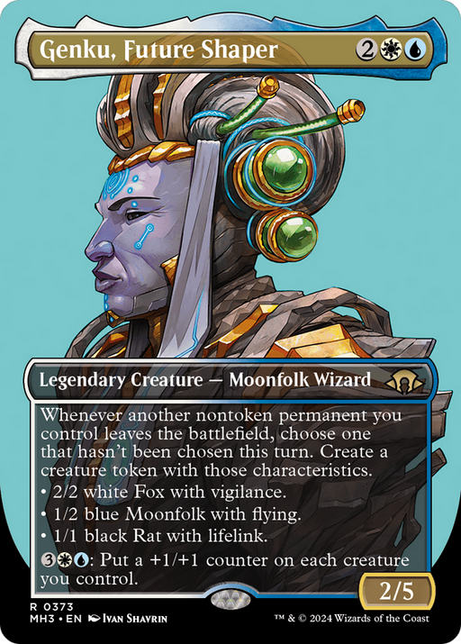 Genku, Future Shaper (Borderless) (MH3-373) - Modern Horizons 3 (Borderless) - for just $0.08! 