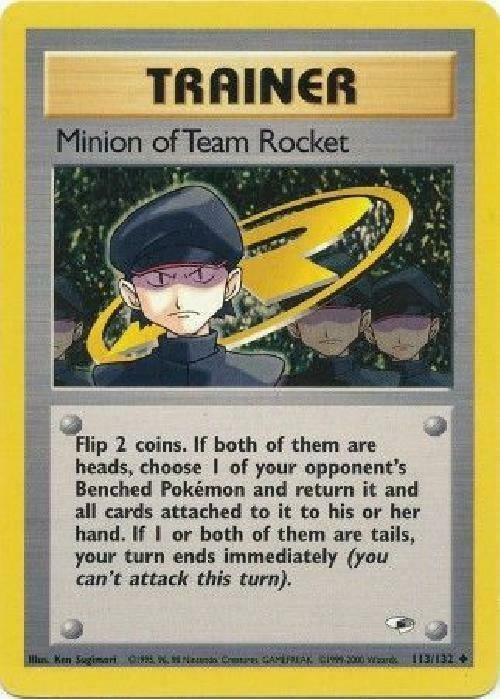 Minion of Team Rocket (113/132) [Gym Heroes Unlimited] - for just $1.80! 