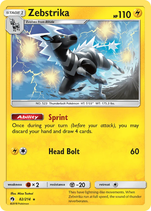 Zebstrika (82/214) [Sun & Moon: Lost Thunder] - for just $0.70! 