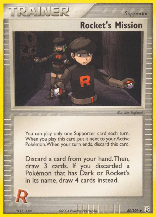 Rocket's Mission (88/109) [EX: Team Rocket Returns] - for just $0.50! 