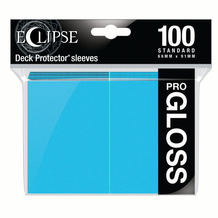 Ultra PRO: Standard 100ct Sleeves - Eclipse Gloss (Sky Blue) - Just $0! Shop now at Retro Gaming of Denver