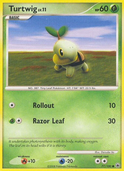 Turtwig (77/100) [Diamond & Pearl: Majestic Dawn] - for just $0.25! 