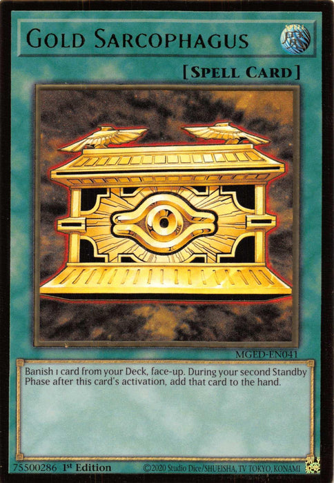 Gold Sarcophagus [MGED-EN041] Gold Rare - for just $0.20! 