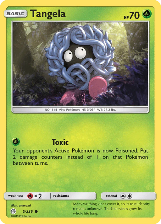 Tangela (5/236) [Sun & Moon: Cosmic Eclipse] - for just $0.10! 