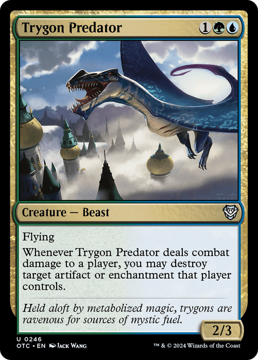 Trygon Predator (OTC-246) - Outlaws of Thunder Junction Commander - for just $0.05! 