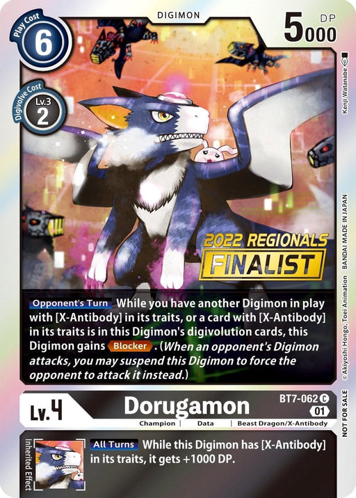 Dorugamon [BT7-062] (2022 Championship Offline Regional) (Online Finalist) [Next Adventure Promos] - Just $4.05! Shop now at Retro Gaming of Denver