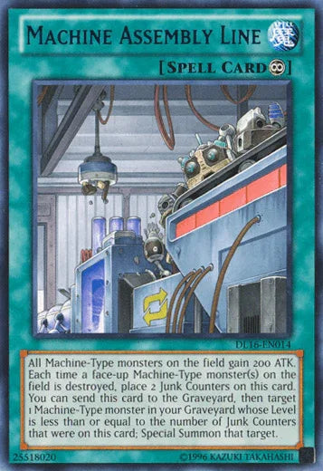 Machine Assembly Line (Blue) [DL16-EN014] Rare - for just $0.40! 