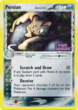 Persian (48/110) (Delta Species) (Stamped) [EX: Holon Phantoms] - for just $33! 