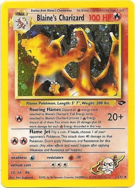 Blaine's Charizard (2/132) [Gym Challenge Unlimited] - for just $213.65! 