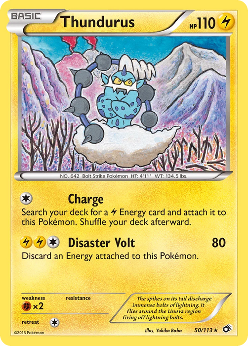 Thundurus (50/113) [Black & White: Legendary Treasures] - for just $0.75! 