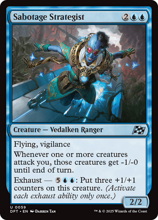 Sabotage Strategist (DFT-059) - Aetherdrift Foil - for just $0.01! 