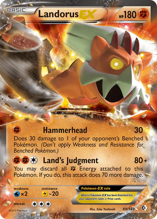 Landorus EX (89/149) [Black & White: Boundaries Crossed] - for just $6.20! 