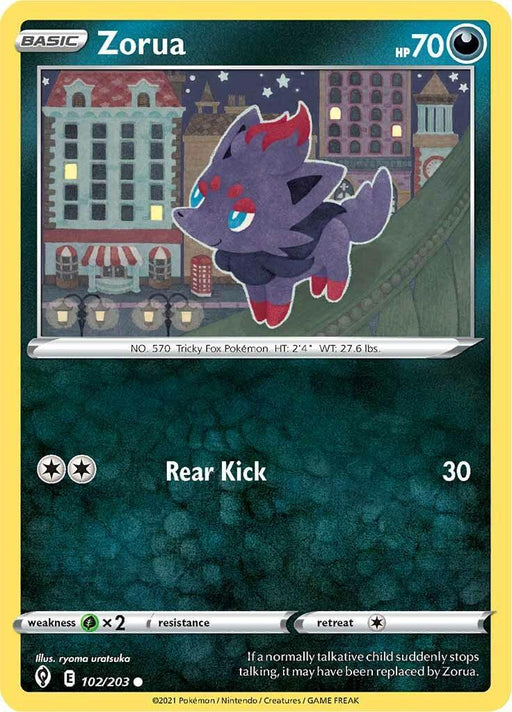 Zorua (102/203) [Sword & Shield: Evolving Skies] - for just $0.10! 
