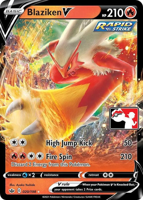 Blaziken V (020/198) [Prize Pack Series One] - for just $12.25! 
