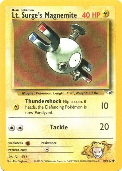 Lt. Surge's Magnemite (80/132) [Gym Heroes Unlimited] - for just $0.35! 