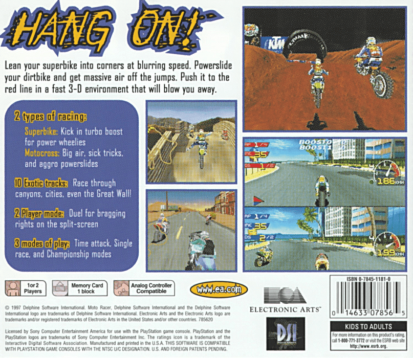 Moto Racer – PlayStation 1 (PS1) - for just $6.99! 