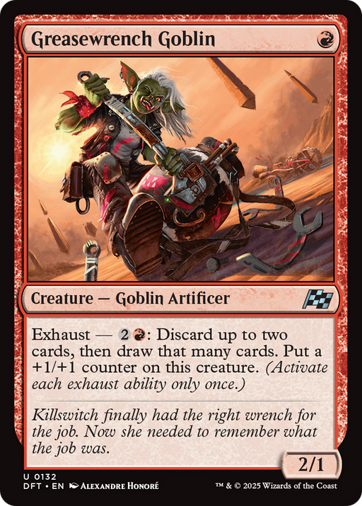 Greasewrench Goblin (DFT-132) - Aetherdrift - for just $0.06! 