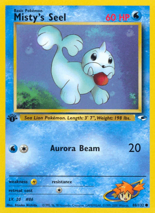 Misty's Seel (88/132) [Gym Heroes 1st Edition] - for just $0.55! 