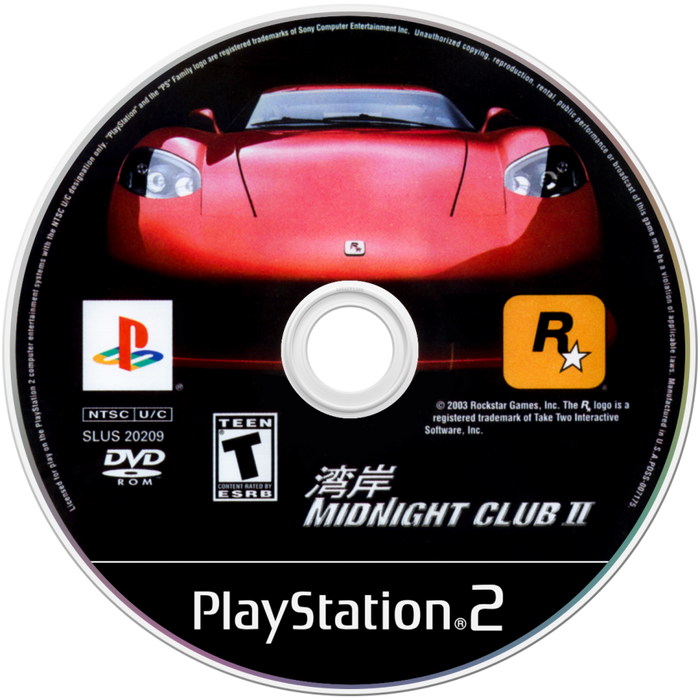 Midnight Club 2 – PlayStation 2 (PS2)