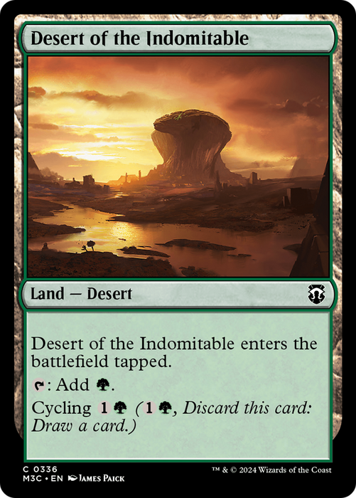 Desert of the Indomitable (M3C-336) - Modern Horizons 3 Commander - for just $0.05! 