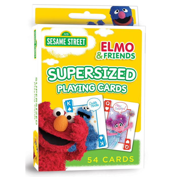 Sesame Street - Elmo & Friends Jumbo Playing Cards - Just $7.99! Shop now at Retro Gaming of Denver