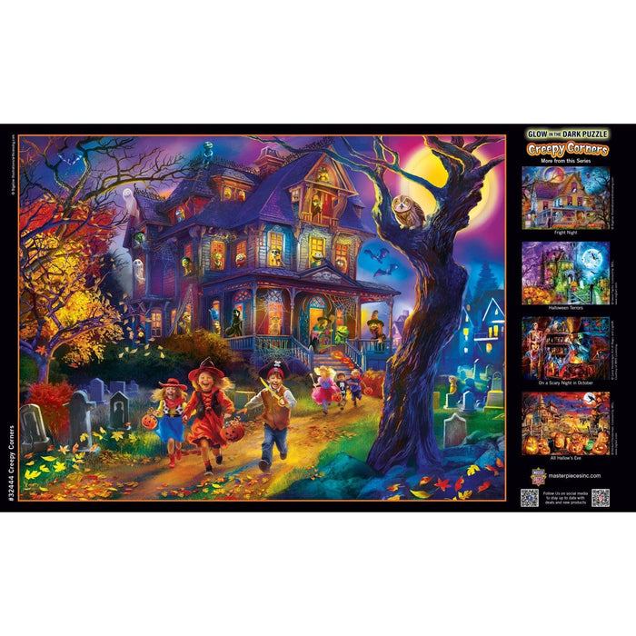 Glow in the Dark - Creepy Corners 300 Piece EZ Grip Jigsaw Puzzle - for just $14.99! 