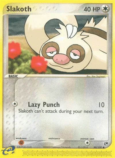Slakoth (80/100) [EX: Sandstorm] - for just $0.40! 