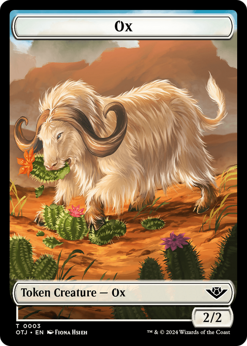 Ox Token [Outlaws of Thunder Junction Tokens] - Just $0.15! Shop now at Retro Gaming of Denver