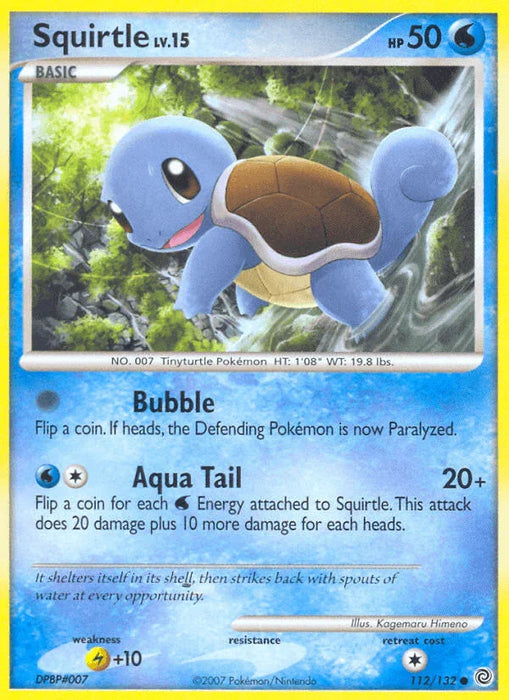 Squirtle (112/132) [Diamond & Pearl: Secret Wonders] - for just $1.80! 