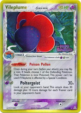 Vileplume (17/110) (Delta Species) (Stamped) [EX: Holon Phantoms] - for just $19.15! 