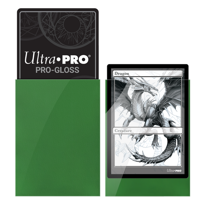 Ultra PRO: Standard 100ct Sleeves - PRO-Gloss (Green) - Just $0! Shop now at Retro Gaming of Denver