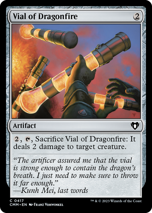 Vial of Dragonfire (CMM-417) - Commander Masters - for just $0.01! 