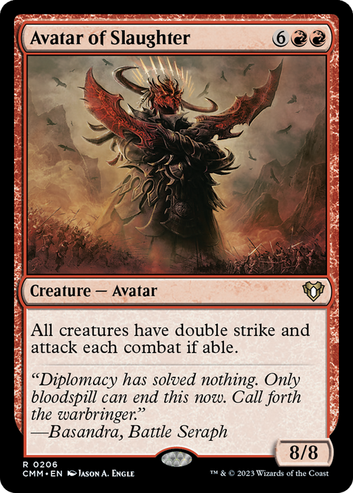Avatar of Slaughter (CMM-206) - Commander Masters - for just $0.10! 