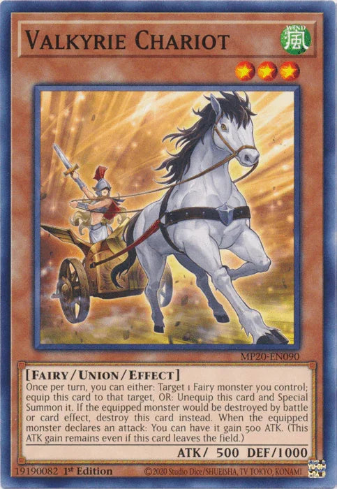 Valkyrie Chariot [MP20-EN090] Common - for just $0.10! 